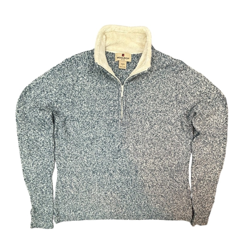 Woolrich- 1/4 Zip cotton‎ sweater- Large- Excellent Condition!!!